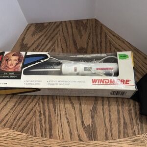 Works ~ Windmere Hot Curling Brush Hair Styler 3/4" Curls Waves HCB-1/219 W/Box